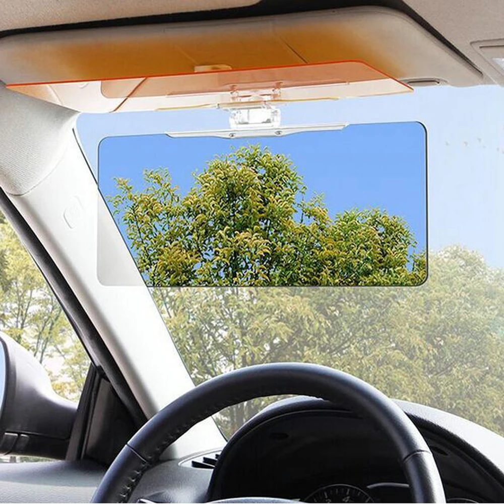 2 in 1 Car Sun Visor HD Anti Sunlight Dazzling Goggle Day Night Vision