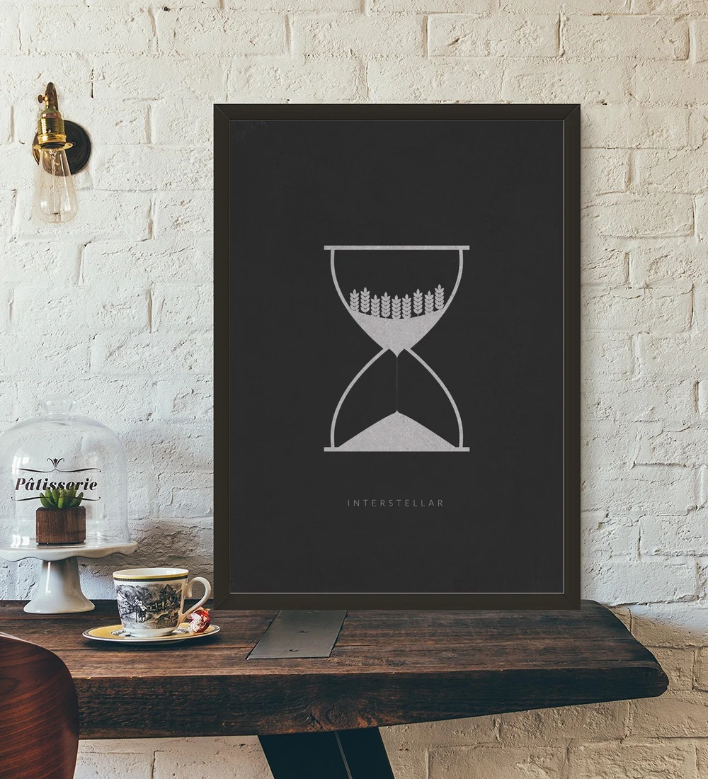 Interstellar Christopher Nolan Movie Wall Art Wall Decor Silk Prints Art Poster Paintings For Living Room No Frame