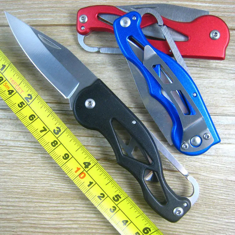 High Quality Survival Pocket Knife Small 440C Blade 58HRC Outdoor Hunting Folding knives Black Red Blue 3 Colors Option | Инструменты