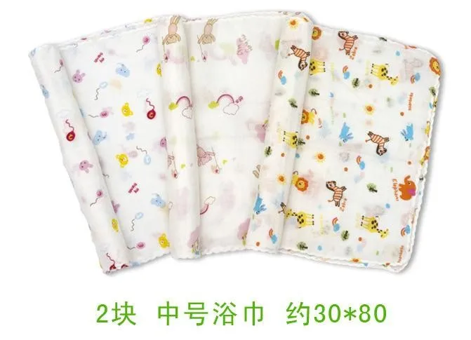 Высокое качество двухслойные марлевые костюмы марлевый коврик для новорожденных полотенце/банное полотенце/слюнявчик 8 шт./лот