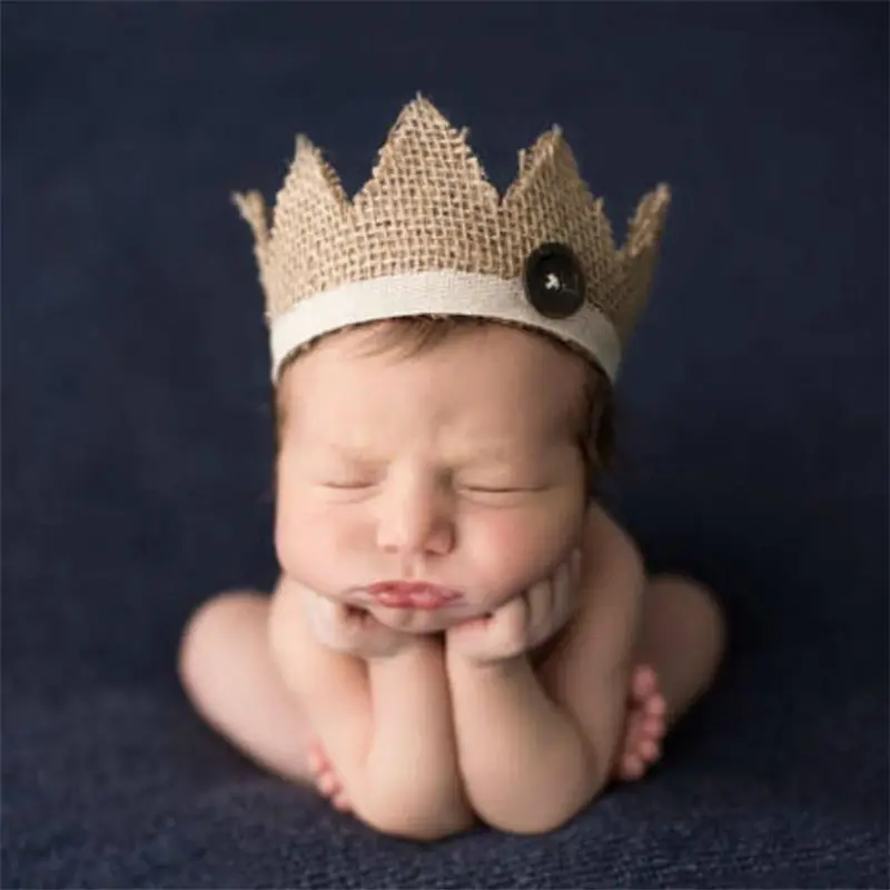 

HairBands Newborn Infant Baby Girls Boys Photo Prop Tieback Newborn Boy Girl Prop Crown Headband Headbands Accessories New