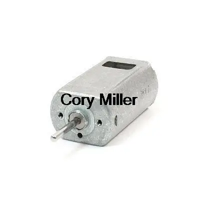 2mm 갱구 Dia 10000 RPM DC 6V 사무용품 모터