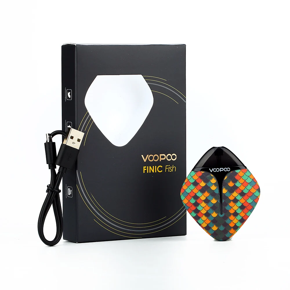 Оригинальный набор VOOPOO FINIC Fish Pod вейп с аккумулятором 350 мА · ч емкостью 1 7 мл чипом