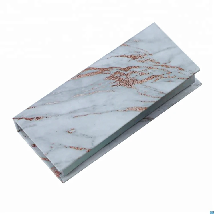 marble eyelash box packaging