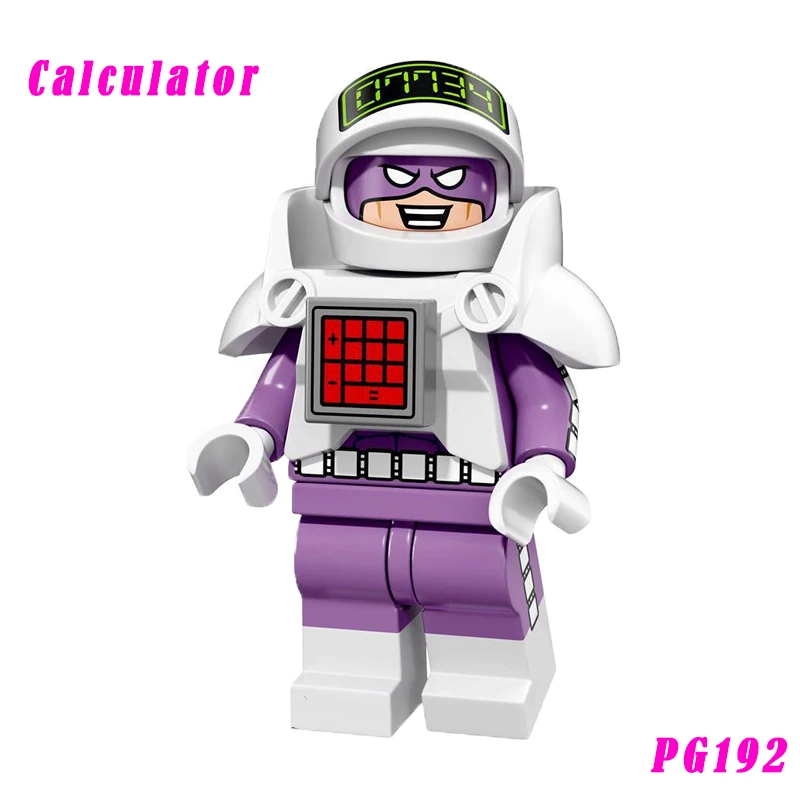PG192 Super Heroes Building Blocks Calculator Rome DC Batman Figures Set Model Action Bricks