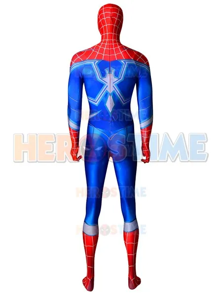 Костюм для косплея Marvel's Spider Man: The Heist PS4 костюм Человека паука с 3D принтом
