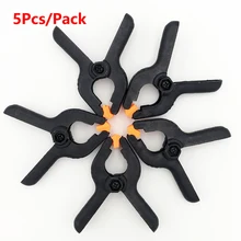 5 шт./упак. Пластик нейлоновый пружинный зажим 2in 65 мм телефон планшет ЖК-дисплей планшета Экран Крепежная Скоба рукоятка покрыта нескользким материалом инструмент для ремонта