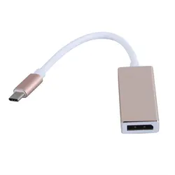 USB-C к адаптеру DisplayPort USB 3,1 Тип C к DP адаптер конвертер Поддержка 4 к UHD 1080 P для Macbook Pro 2015/2016/2017