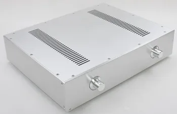 

C-026 CNC All Aluminum Chassis Case Box Cabinet for DIY Audio Power Amplifier 343mm*430mm*92mm 343*430*92mm