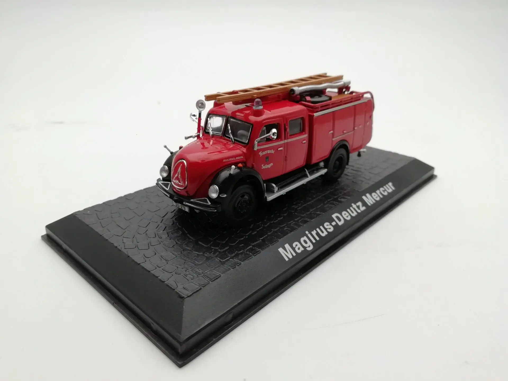 A tlas 1:72 Magirus Deutz Mercur огонь двигатель бутик сплав автомобиль игрушки для детей