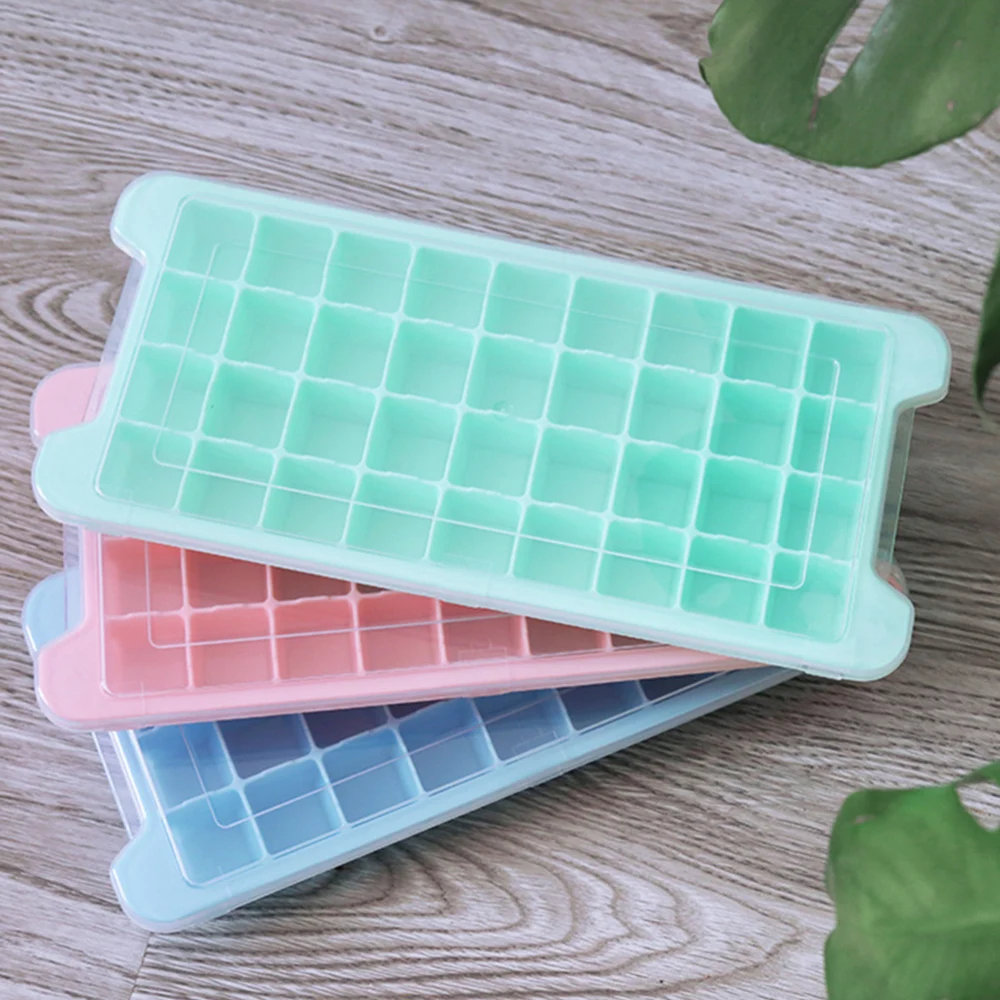 

36 Grids Food Grade Silicone Ice Tray Fruit Ice Cube Maker Diy Creative Small Ice Cube Mold Square Shape Kitchen Accessories