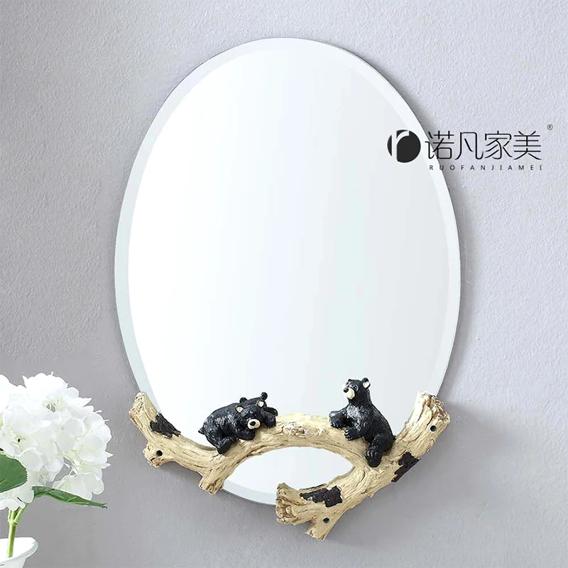 Buy Free shipping,The European creative Little Bear Wall Mirror,elegant retro