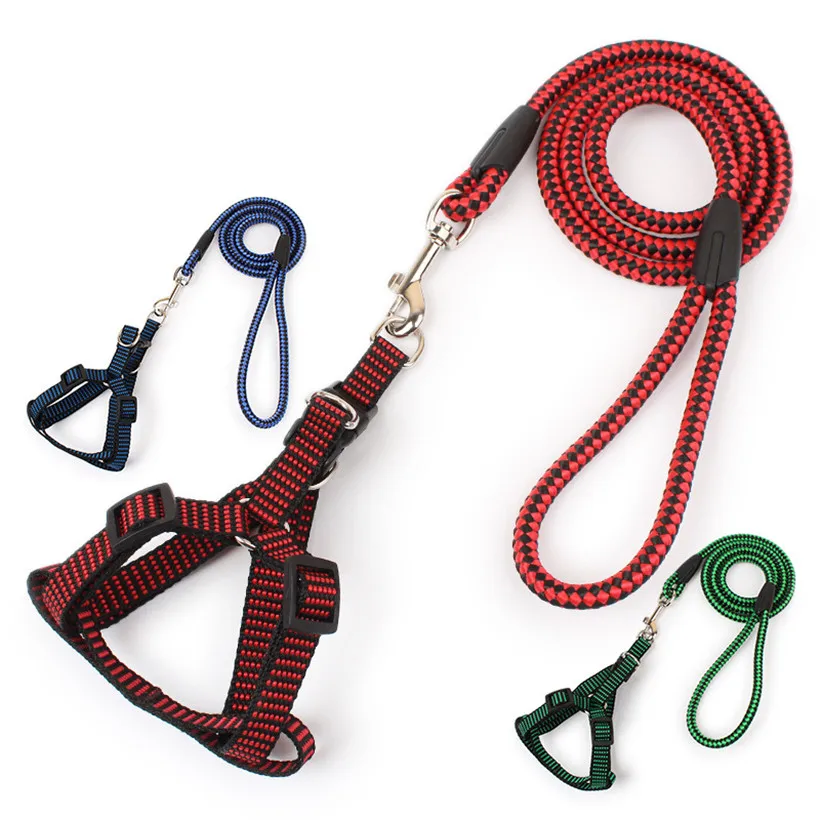 High Quality 120cm Strong Pet Dog Braided Nylon Rope Dog High Quality 120cm Strong Pet Dog Braided Nylon Rope Dog Leash Lead Durable Heavy Duty