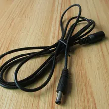 1 шт. Прямой DC разъем питания удлиняющий разъем кабель 5,5x2,1 мм Женский 5,5*2,1 мужской адаптер Шнур 120 см