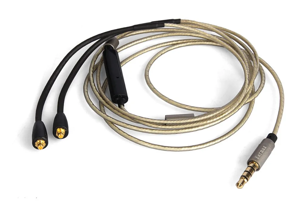 Silver Plated Audio Cable With mic For FENDER DXA1 PRO FXA9 FXA7 Pro FXA2 FXA5 FXA6 TFZ Balance 2/2M headphones | Электроника