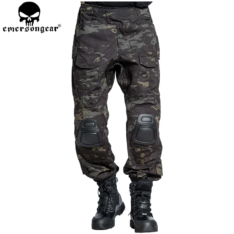 black multicam joggers