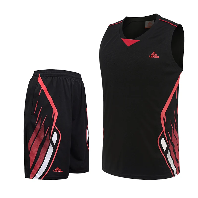 2017 дышащие мужские баскетбольные наборы пустая баскетбольная форма