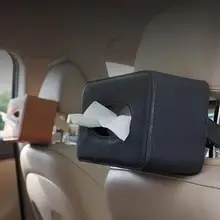 Автомобильный тканевый ящик козырек Тип PU Кожаный Автомобильный держатель для салфеток держатель салфетки автомобильный ящик для сиденья авто аксессуары козырек от солнца