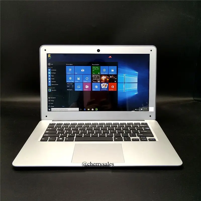 1920X1080 HD 13 3 inch Windows10 ultrathin Quad Core Fast Running Netbook font b laptop b