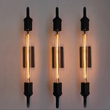 Aplique clásico de pared Industrial lámpara de hierro forjado para baño luces de tocador/luz de porche/luz de noche/accesorio de iluminación