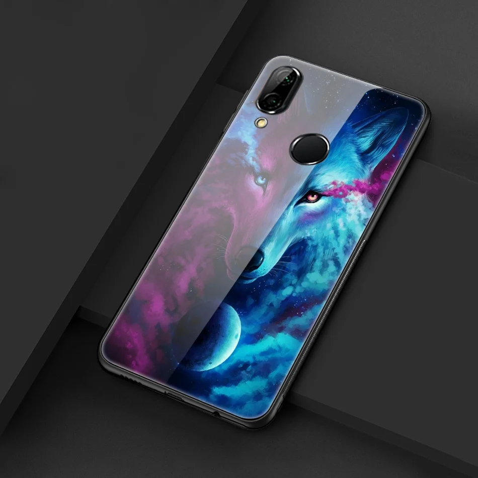 Tempered Glass Case For Huawei P20 Lite Pro Luxury Animal Pattern P Smart Coque Honor 9 Lite Case For Huawei Mate 10 Lite Cover (17)