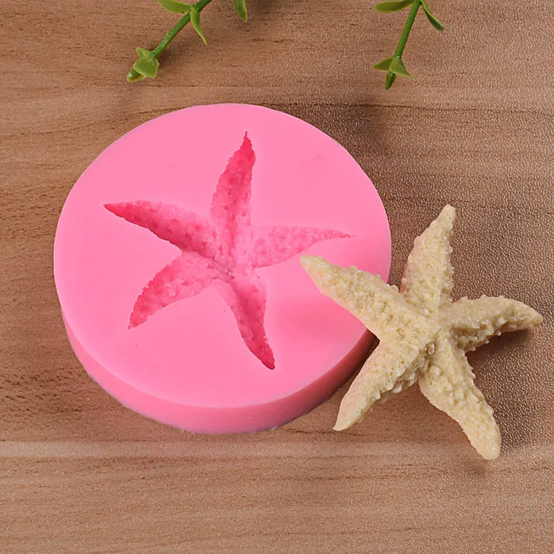 

Kitchen Gadgets Cake Decorating Tools Soap Mold Chocolate Moulds Seafish/Seashell/Sea horse 1 PCS Fondant Mould