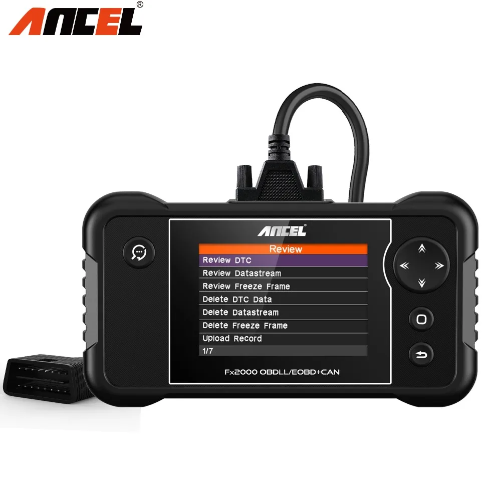 Ancel FX2000 четыре системы OBD2 автомобильный сканер двигателя ABS SRS на Mulit языки OBD 2