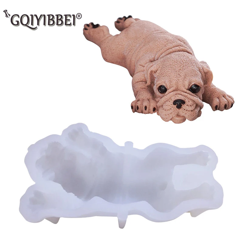 

Second generation 3D Shar Pei Silicone Mousse Making Molds Ice Cream Maker Jelly Pudding Chocolate Candy Fondant Cake Tools