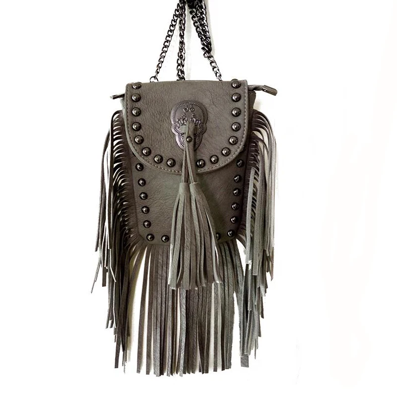 New Vintage Bohemian Fringe Messenger Crossbody Bag Purse Women Tassel Boho Hippie Gypsy Fringed Tote Handbag Womens (18)