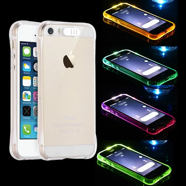 Aliexpress Buy Flash LED TPU Case For IPhoneXS Max XS XR 5 5S 5SE 