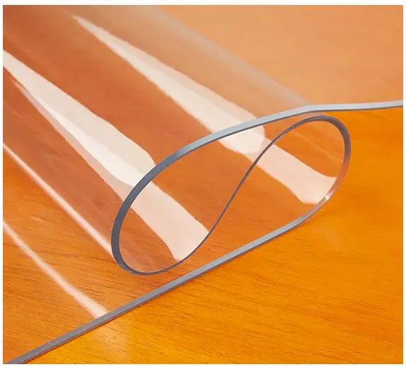 

Soft glass furniture table mat Waterproof transparent PVC tablecloth 1.5mm