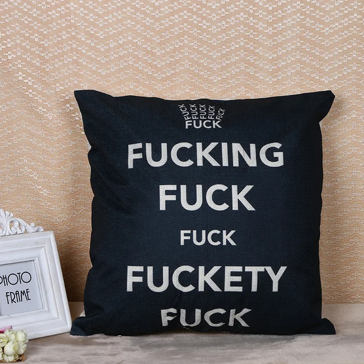 CAMMITEVER Cushion Covers Carpe Diem Cotton Linen Decorative Throw Pillow Case Cushion Cover Dont Kill My