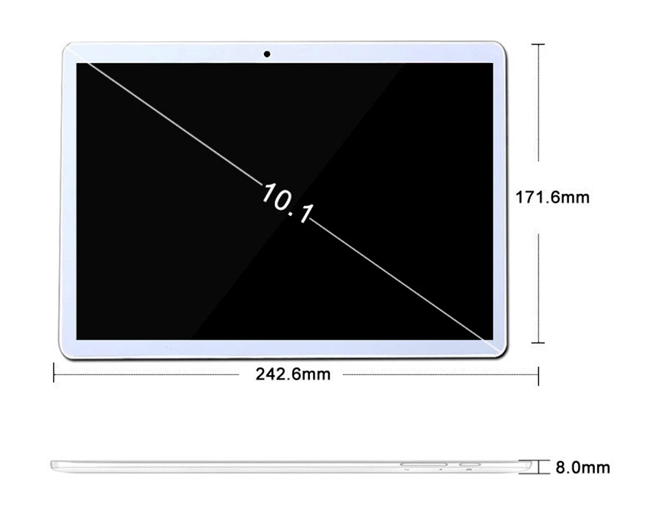 10,1 дюймов планшетный ПК ips HD экран 10,1 "двойная карта 3G Вызов две камеры Bluetooth gps Navigation1280 * 800 wifi 4500 мАч 16 г + 1 г