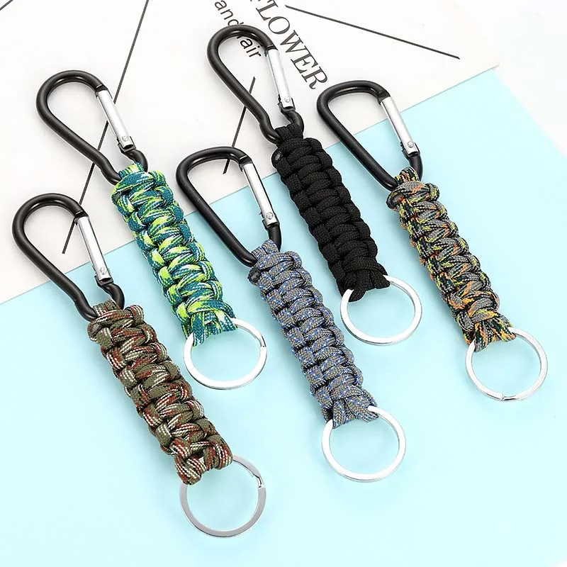 

Aluminum Carabiner D-Ring Mountaineering Keychain Clip Hook Alloy Umbrella Rope Outdoor Buckle Camping Equipment For Unisex