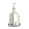 Restock Unisex 316L Stainless Steel Ride To Live, Live To Ride Cool Eagle Stars Biker Have Sound Ring Bell Pendant Newest Gift 5