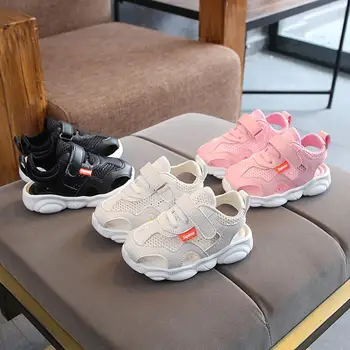 

Girls Brands Summer Sandals Children Soft Sole Beach Sandals 1-5 Years Old Baby Anti-slip Cute Shoes For Toddlers