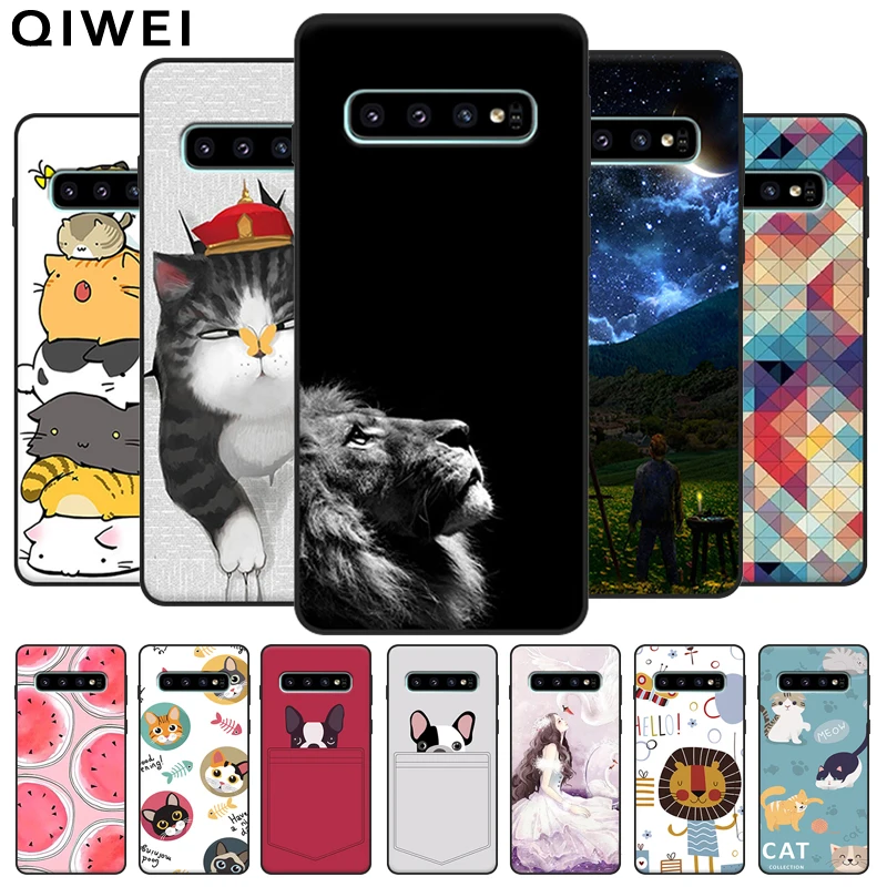 

For Samsung Galaxy S10 Case S10 Plus soft TPU Phone Case For Samsung S10 Lite S10e Silicone Back Cover Coque Capas S 10 S10Plus