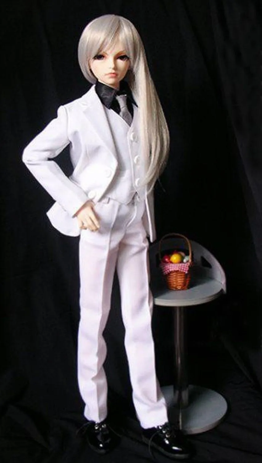 

[wamami] 511# White Suit 5pcs SD DOD 1/3 BJD Boy Dollfie
