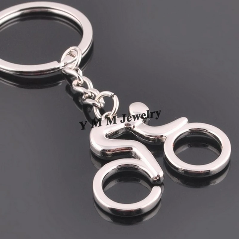 

Alloy Rider Keyrings Fashion Cycling Sports Keychains 20pcs/lot Free Shipping
