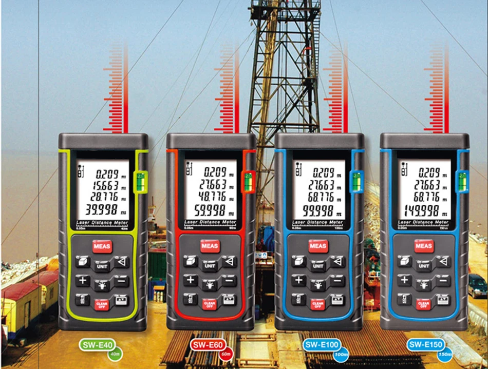 Метро лазерный дальномер 40/50/60/80/100 м цифровой электронный счетчик лазерная рулетка Лазерный дальномер измеритель