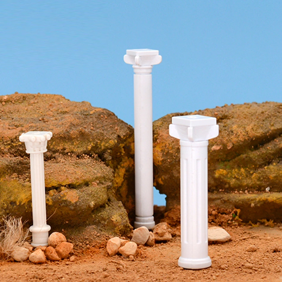 

DIY building sand table landscape model material accessories Roman column different specifications