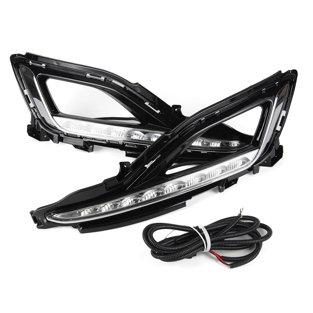 

NOVSIGHT Auto Car LED DRL Daytime Running Light Driving Fog Lamp Daylights for Hyundai Sonata 9 2015-2016 D20