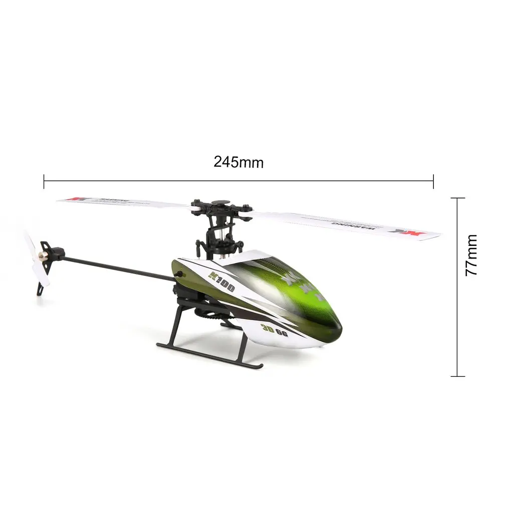 XK K100 6CH 3D 6G System Mini RC Remote Control Helicopter Drone Toys with Built in Gyro RTF for Gift Present