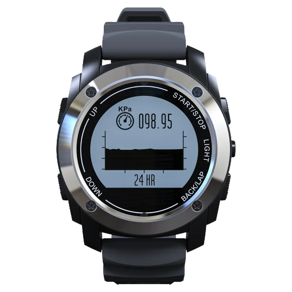 Smartch New S928 GPS Outdoor Sports Smart Watch IP66 Life Waterproof Heart Rate Monitor Pressure for Android4.3 IOS8.0 above