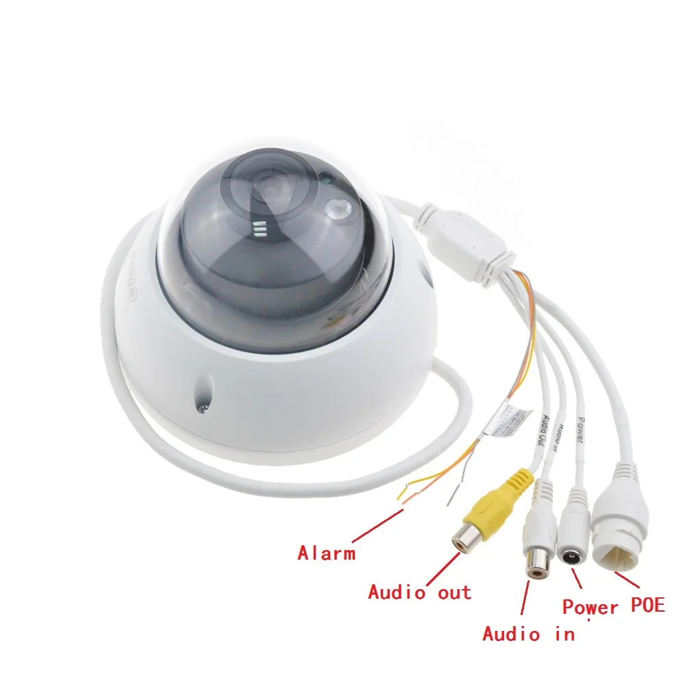 DH IPC HDBW4433R AS 4MP CCTV IP камера Поддержка IK10 IP67 аудио вход/выход и порт сигнализации PoE IR