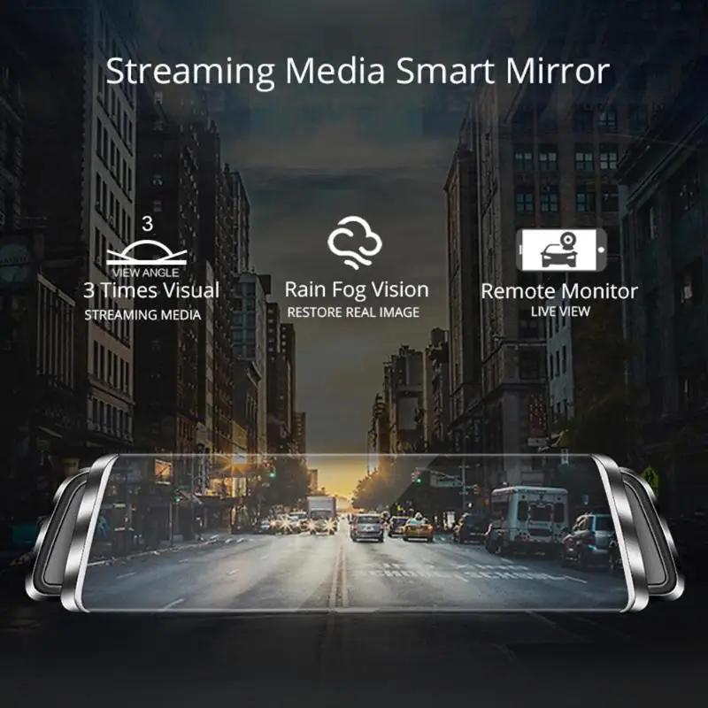 G07 9,35 дюйма двойной объектив 4G Android Автомобильное зеркало заднего вида DVR камера видеорегистратор gps