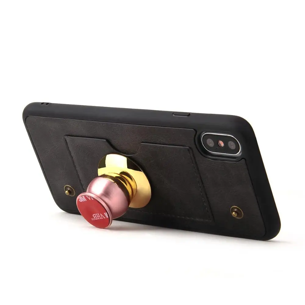 Роскошный Ретро PU кожаный Сьемный чехол для телефона для Apple IPhone X XS Max XR 6s 7 8 Plus split Coque слот для карт Кошелёк на магните чехол