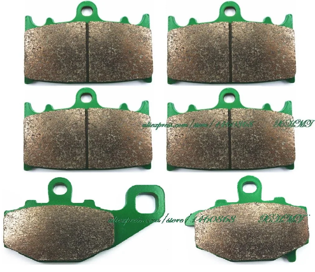 

Disc Brake Pads Set For Kawasaki Zzr400 Zzr-400 Zzr 400 / Zzr600 Zzr-600 Zzr 600 1993 & Up/ X9 X-9 R 900 Ninja 1994 1995