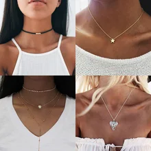 Tenande богемные бусины из натурального камня, листья слона, массивные ожерелья с кристаллами, подвески для женщин, многослойные подвески, ювелирные изделия