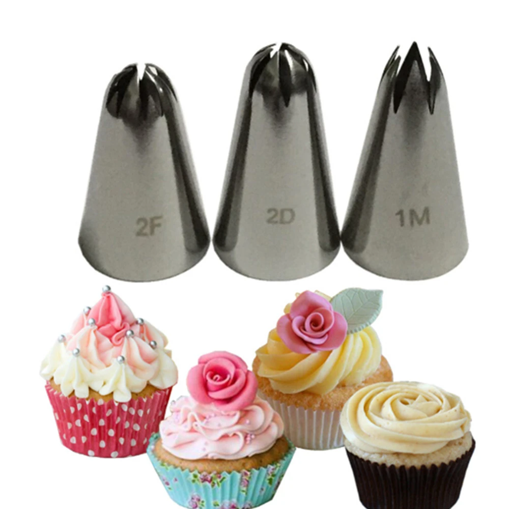 boquillas rusas para glaseado de pasteles boquillas para reposteria boquilla para decorar tortas 1 unidad 1m 2d 2f